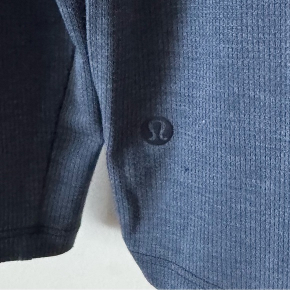 Lululemon Reinstate Long Sleeve Henley Heathered True Navy XXL - Picture 5 of 9
